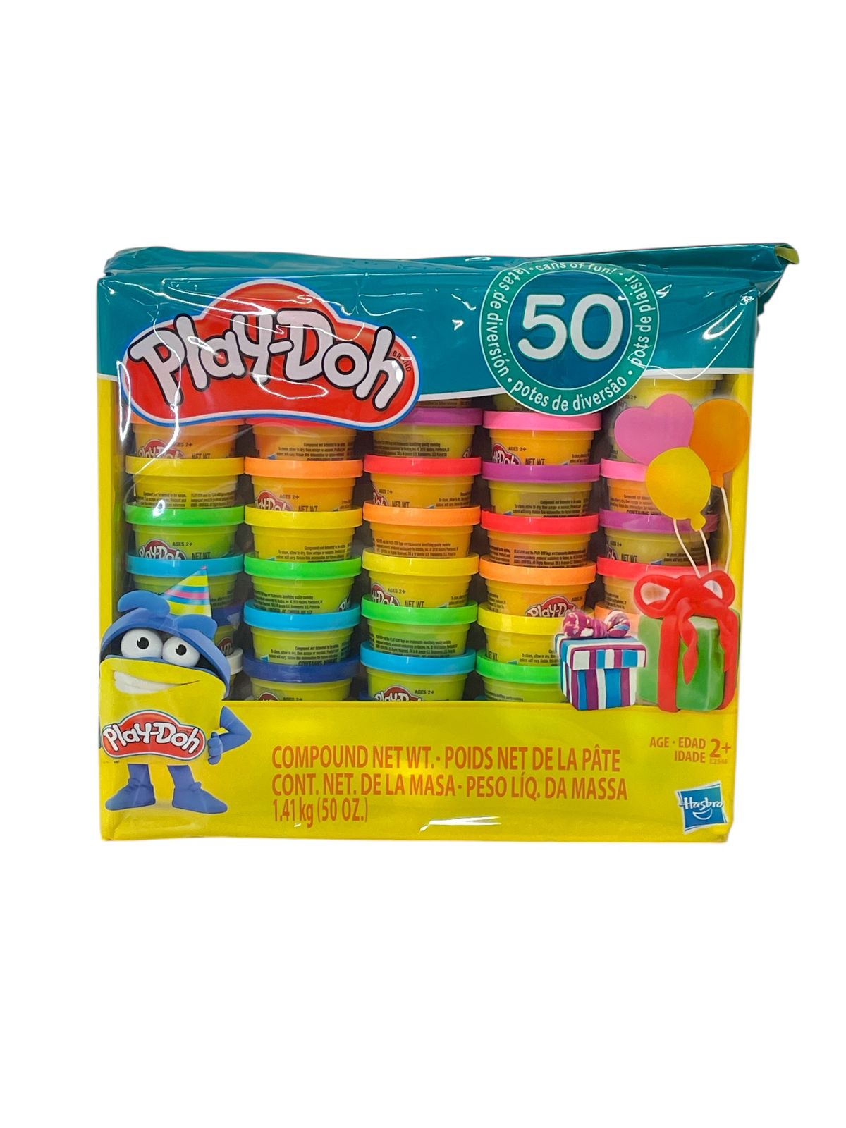 Set Play-Doh – 50 Botes de Colores Divertidos,